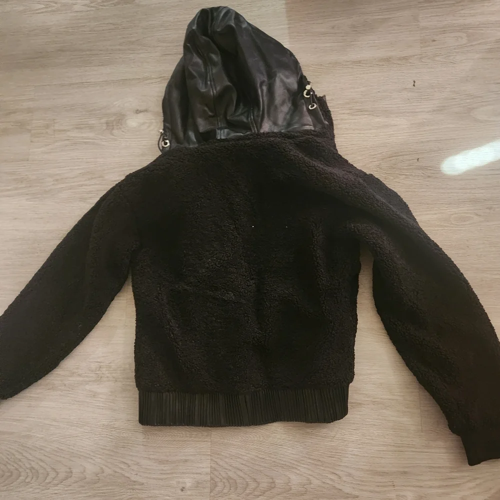 MDV Maniere De Vior faux leather winter jacket size 0 - Picture 4 of 4